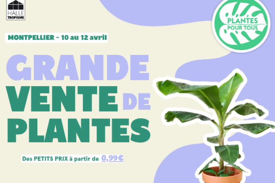 MONTPELLIER Plantes pour Tous à la Halle Tropisme