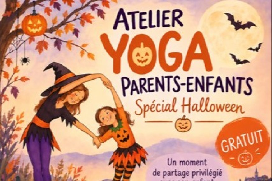 BOUZIGUES Yoga Parent Enfant spécial Halloween