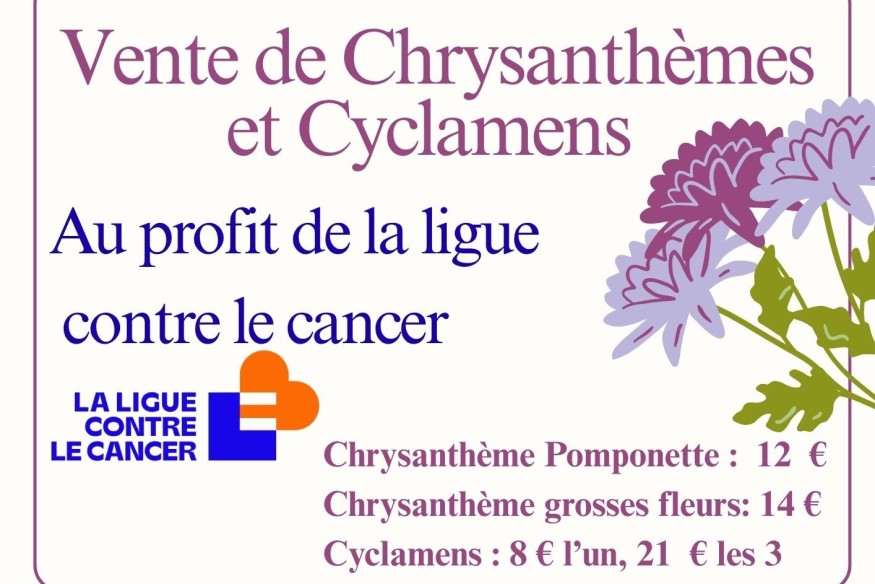 POMEROLS Des Fleurs contre le cancer